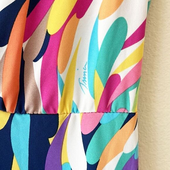 Trina Turk Vibrant Multi Color Summer Dress - Picture 4 of 8